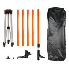 Laserová tyč se stativem 3.7 m 75-115