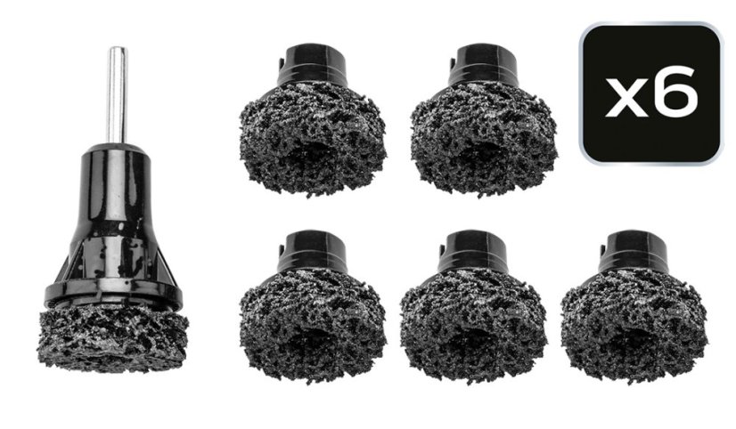 Csiszolókorongok kerékagyak tisztításához 6 db 11-135