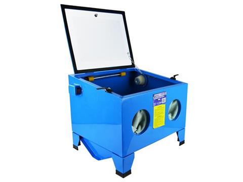 Homokfúvó kabin 90L/230V/7bar