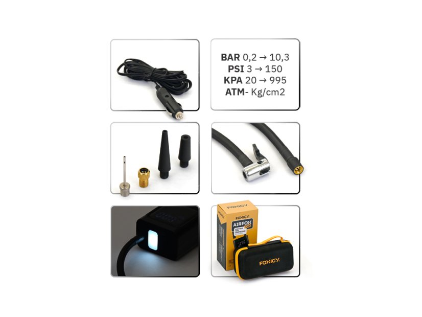 Přenosný vzduchový kompresor AirFox Go GA-140B