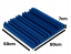 Akustický panel Equalizer 50x50cm, tloušťka 7cm, modrý