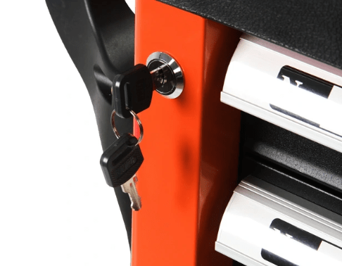 Количка за инструменти 298бр. - 7 чекмеджета и изтеглящ се рафт BJC