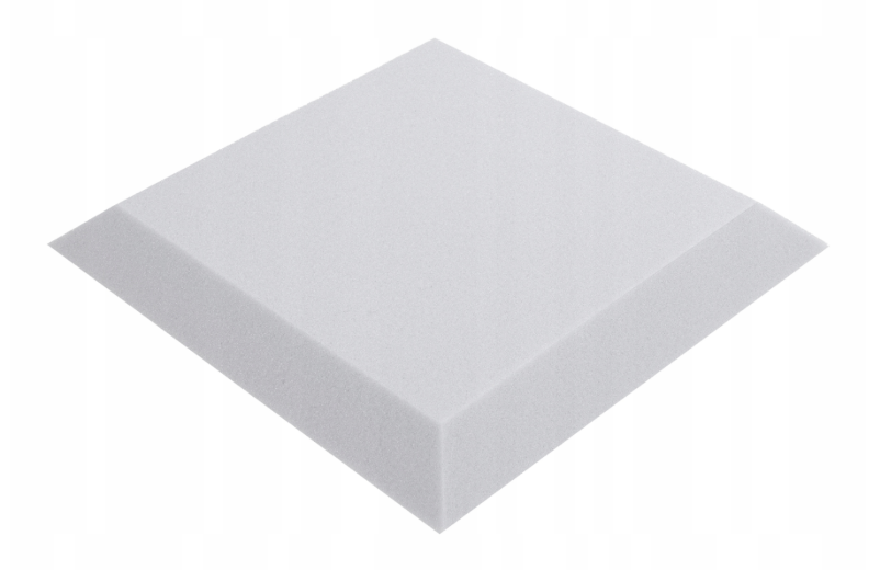 Akustična trapezna ploča 50x50 cm, debljina 5 cm, svijetlosiva