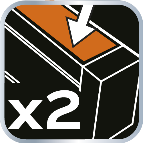 Aluminium-Wasserwaage mit Griff, 3 Wasserwaagen, Magnet, gefräste Messfläche, 80 cm 71-113