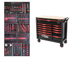 Dílenský vozík PERFORMANCE XXL 12 zásuvek, 479ks TA185