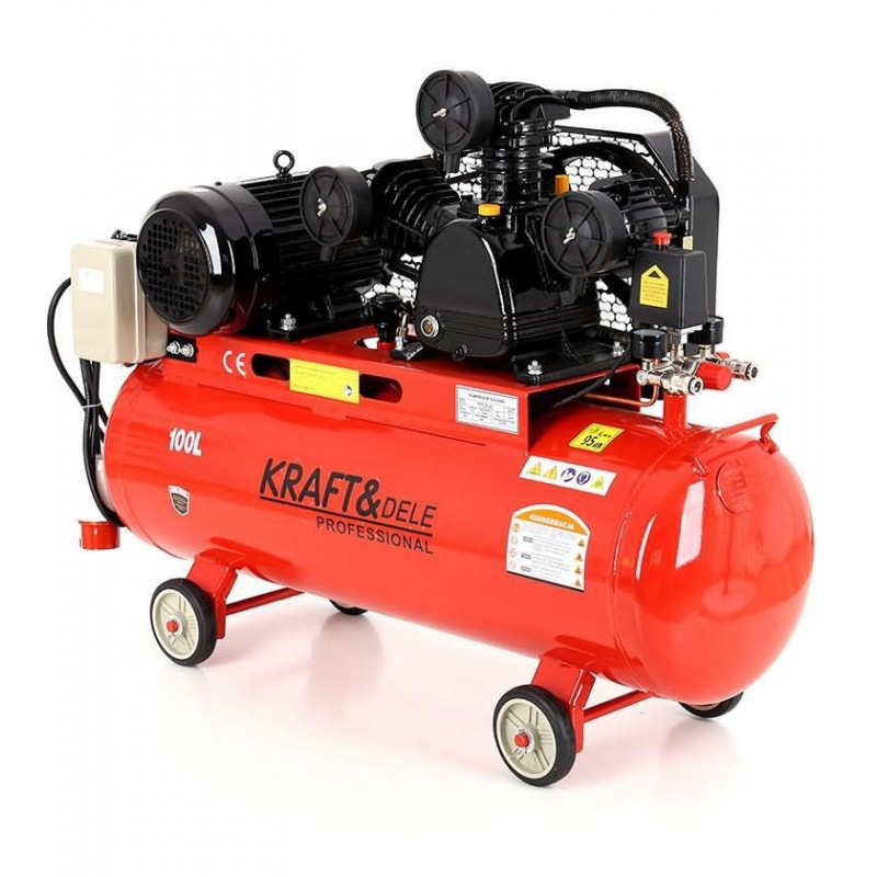 Kompresor 100L - olejový třípístový KD1477