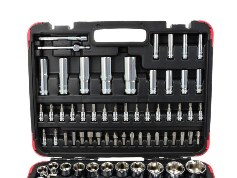 Gola set u koferu 108 kom 1/4"-1/2"