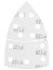 Velcro brusni papir, željezo 102 x 152 mm, P120, 5 kom, s 11 rupa 58T304