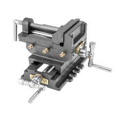 Dvoosni križni strojni primež 100 mm 35-035