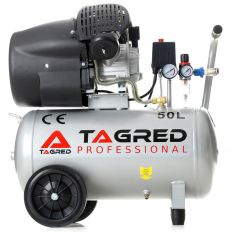 Zweikolben-Ölkompressor 3500 W V2 mit 50 l Hubraum TA360
