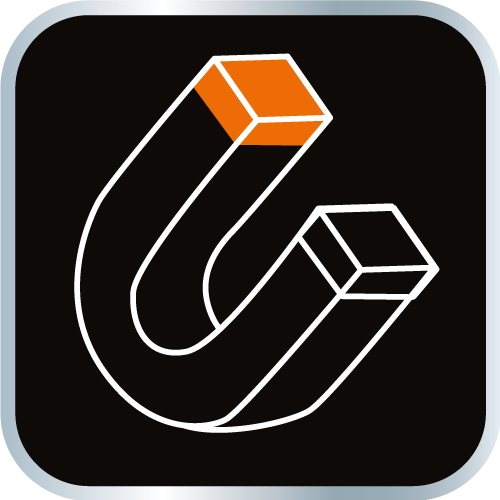 Arbeitshandschuhe mit Magnet, fingerlos, Größe 10" GD014