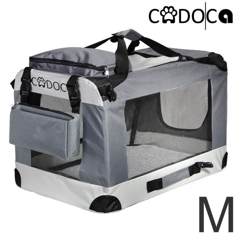Geantă transport pentru animale 60 x 42 x 42 cm Grey - M