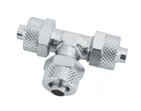 Levegő elosztó T típus 8x6 mm