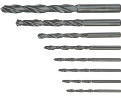 Burghiu pentru metale, HSS, set, 3,0 - 10,0 mm, 8 buc 60H708