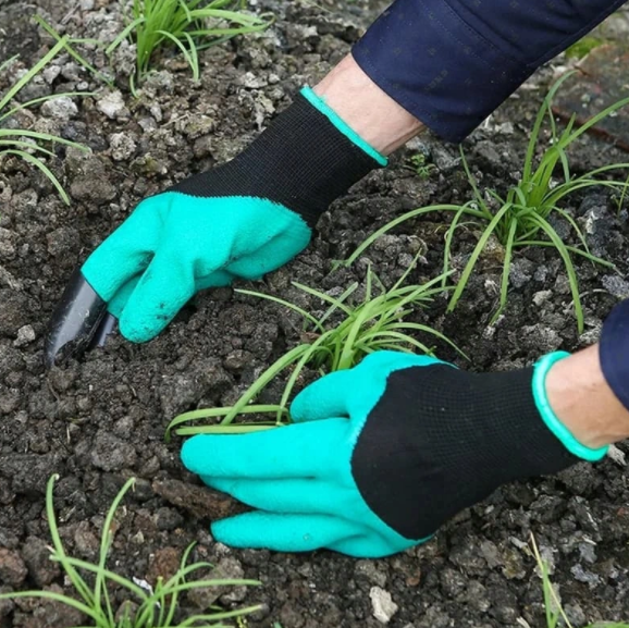 Mânuși pentru grădinărit cu gheare