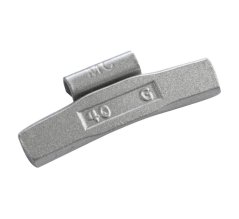 Стоманени тежести за балансиране на джанти - FE ALU - 40G/ 50бр.