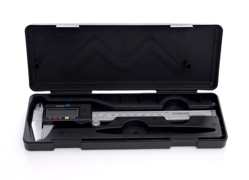 Elektronski mjerni uređaj, LCD zaslon 0-150 mm + kućište TA4101