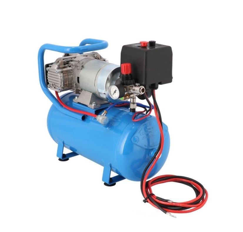 Auto kompresor 12V DC 12-180/15 10 bar 0,75 KM/0,55 kW 144 l/min 15 l bezuljni dvoklipni 36587