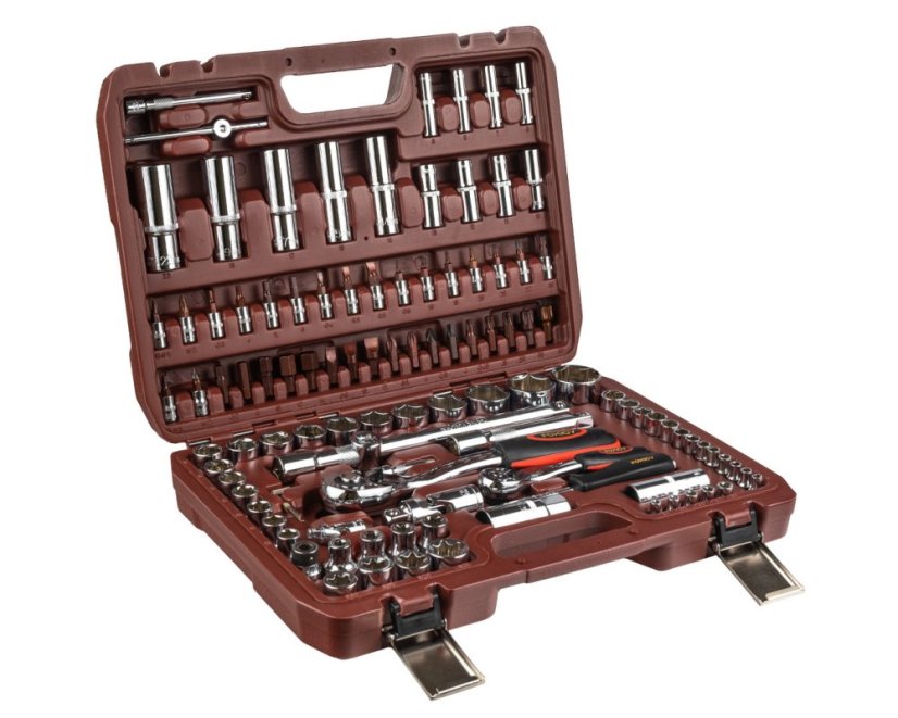 Gola sada 108ks 1/2",1/4" Nástrčných kľúčov CrV Professional