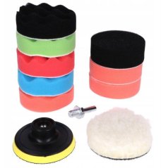 Set de roți de lustruit 80mm 11pcs
