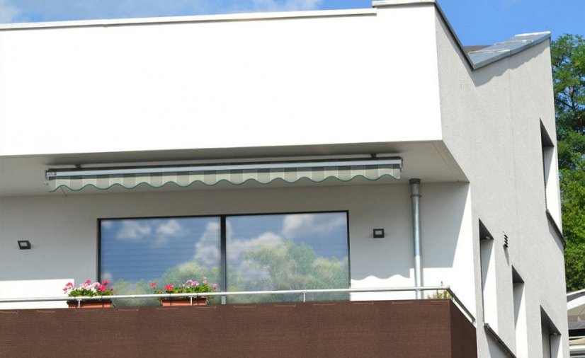 Paravan de balcon 0,8x5m 95% Balcone Brown