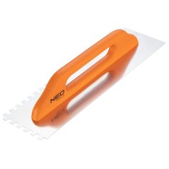 Гладачка със зъби, 480 x 128 mm, зъби 10 x 10 x 10 mm, дървена дръжка 50-183