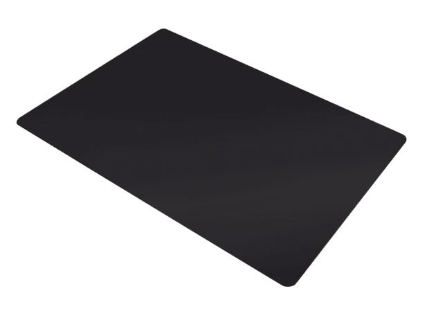 Подова подложка за стол 140x100cm 0,5mm черна