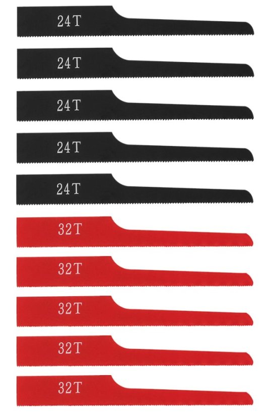 24T és 32T pengék a 14-034-hez, 10 darabos készlet. 14-034-401