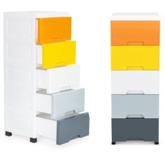 Рафт 5 рафта Бял/Цвят