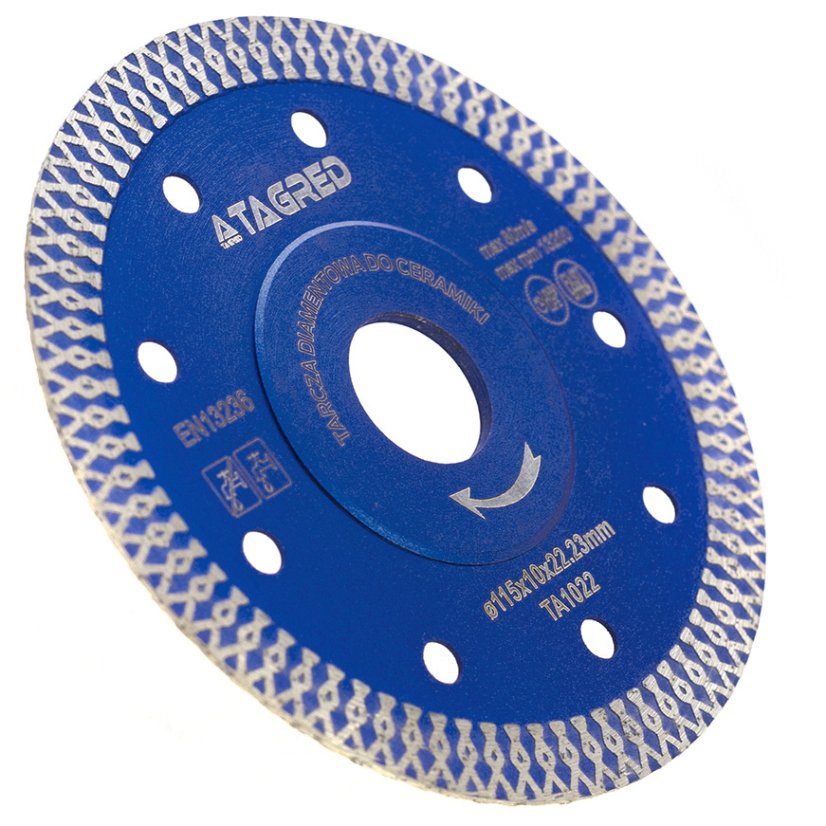 PROFI LONG LIFE dijamantna ploča za kamen, kameninu, pločice, keramiku 115 mm TA1022 Pro