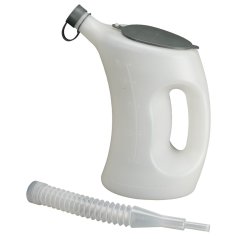 Mérőedény, fedéllel-FLA-PE, fehér, átlátszó, 3 l 07 623