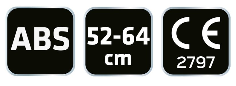Ipari sisak állpánttal, fehér 97-221