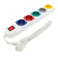 Hosszabbító kábel 3M 5 aljzat KD4009