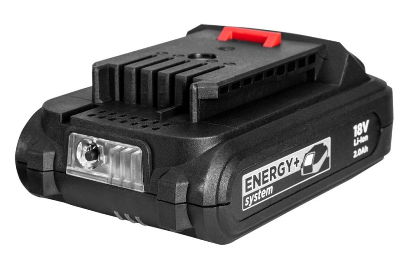 Aku bušilica/alat ​​Energy+ 18V, Li-Ion, uklonjiva stezna glava 10mm, 2 baterije 2Ah, punjenje, kofer 58G022-SET2