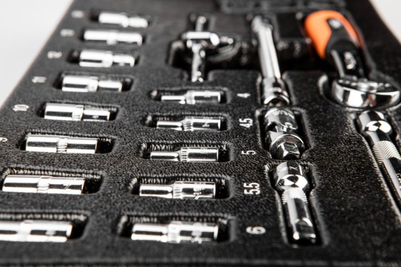 Csavarkulcsok 1/4", 19 darabos készlet 84-237