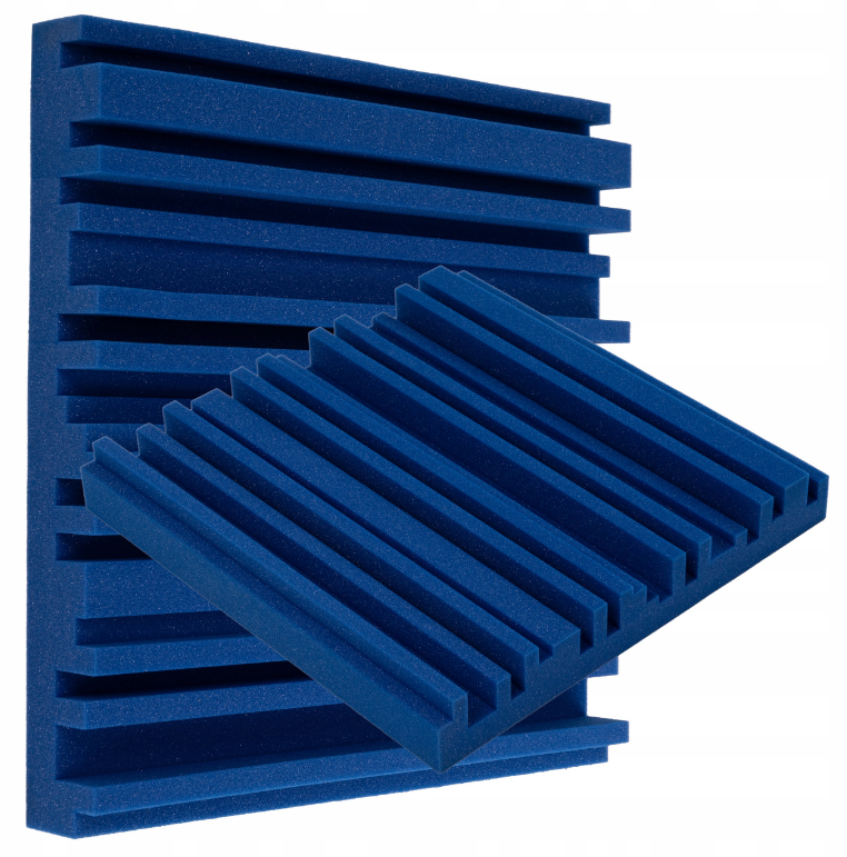 Akustický panel Equalizer 50x50cm, tloušťka 7cm, modrý