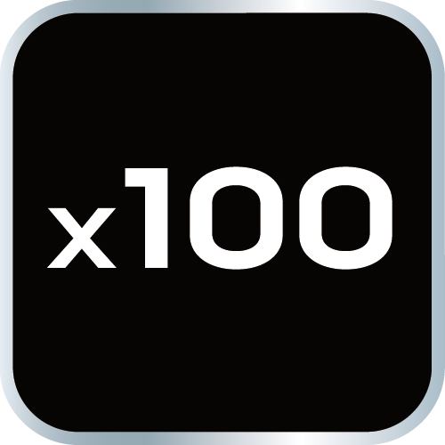 Abstandskreuze mit Kreis 1 mm, 100 St. 61-113