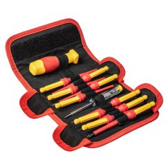 Accesorii pentru șurubelnițe cu mandrină 1000V, 12 buc 01-308