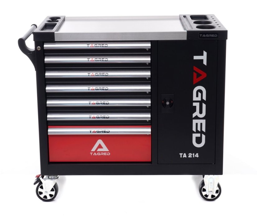 Műhelykocsi szerszámokkal 298 db TA214