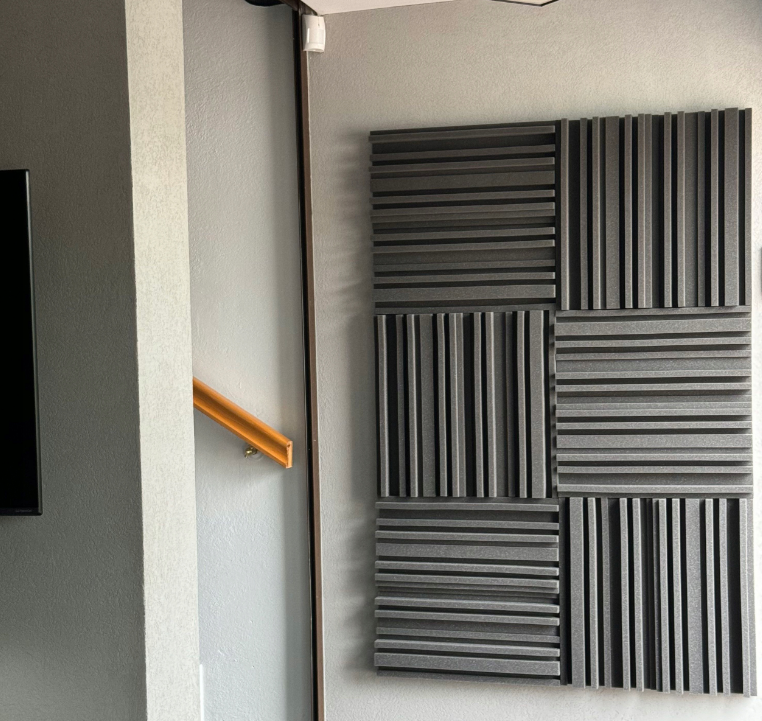 Akustický panel Equalizer 50x50cm, tloušťka 7cm, tmavě šedý