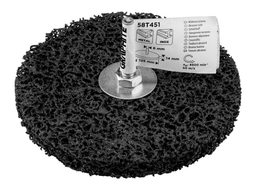 Brusna ploča s trnom 125 x 14 x 6 mm 58T451