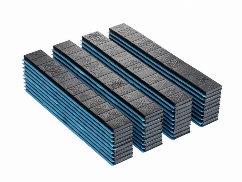 ALU SLIM - FE 12 x 5 g selbstklebende Radgewichte - schwarz