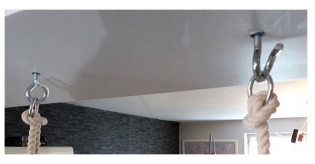 Fából készült gyermek hinta Heart Grey