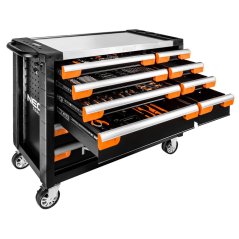 Cărucior pentru scule, 12 sertare 229 componente 84-225+G