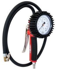 Profesionální pistole na huštění pneumatik s manometrem a hadicí 1 m 42069
