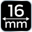 Sekáč 16 mm, CRV, dřevěná rukojeť 37-816