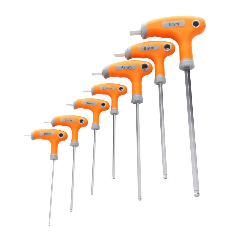 Hatlapú T imbuszkulcs készlet 7 db KD10248