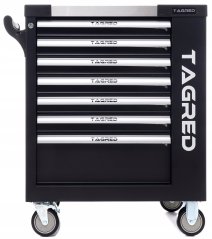 Dielenský vozík TA213, 7 zásuviek, oceľová doska TA213