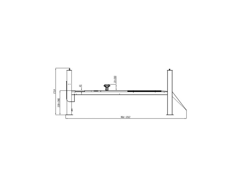 Achsvermessungssatz für Wagenheber EL 464