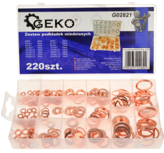 Sada měděných podložek 220ks G02821